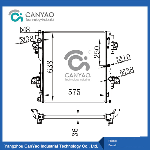 Radiador Toyota LAND CRUISER PRADO J150 3.0 D4D 09-AT
